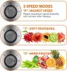 KOIOS Centrifugal Juicer Machines;  Juice Extractor with Extra Large 3inch Feed Chute Filter;  High Juice Yield for Fruits and Vegetables;  Easy to Cl