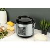 8-Cup (Cooked) Rice & Grain Cooker, Steamer, New Bonded Granited Coating