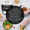 5 Core Asian Rice Cooker ‚ Electric Japanese Rice Maker ‚ w 17 Preset ‚ Large Touch Screen Nonstick Inner Pot ‚ 21 Cups Capacity ‚24 Hour D