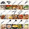 23Pcs Kitchen Utensil Set Stainless Steel Nylon Heat Resistant Cooking Utensil Tool Kit