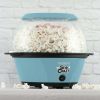 Stir Crazy 6QT. Blue Stirring Popcorn Machine With Serving Bowl