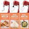 3-IN-1 Electric Stand Mixer, 660W 10-Speed With Pulse Button, Attachments include 6.5QT Bowl, Dough Hook, Beater, Whisk for Most Home Cooks, Empire Re