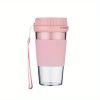 Portable Blender Usb Rechargeable Cordless Mini Personal Blender; Small Shakes Smoothie Fruit Juice Blender Cup For Home Outdoor Travel Office