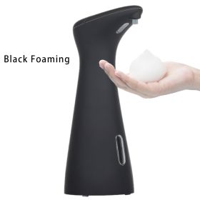 Automatic Liquid or Foam Soap Dispenser Intelligent Infrared Induction foam Hand Washing Machine for Kitchen Bathroom Dispenser (Ships From: China, Color: Black Foam)