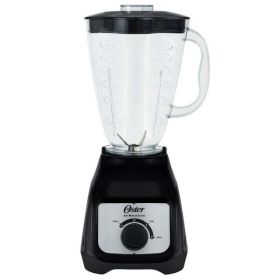 Classic 3-Speed Blender, Smoothie Blender, Black (Color: Black)