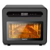 Geek Chef Steam Air Fryer Toast Oven Combo , 26 QT Steam Convection Oven Countertop , 50 Cooking Presets, with 6 Slice Toast, 12" Pizza, Black Stainle