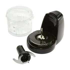 1.5 Cup, One-Touch Pulse , Mini Food Chopper, Black (Color: Black)