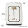 2 Slice Toaster with Touch-Activated Display, Black Sesame by Drew Barrymore