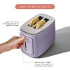 2 Slice Toaster with Touch-Activated Display, Black Sesame by Drew Barrymore