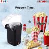 5 Core Hot Air Popcorn Popper Machine 1200W Electric Popcorn Kernel Corn Maker Bpa Free, 95% Popping Rate, 2 Minutes Fast, No Oil-Healthy Snack for Ki