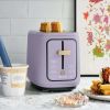 2 Slice Toaster with Touch-Activated Display, Black Sesame by Drew Barrymore