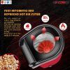 5 Core Hot Air Popcorn Popper Machine 1200W Electric Popcorn Kernel Corn Maker Bpa Free, 95% Popping Rate, 2 Minutes Fast, No Oil-Healthy Snack for Ki