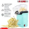 5 Core Hot Air Popcorn Popper Machine 1200W Electric Popcorn Kernel Corn Maker Bpa Free, 95% Popping Rate, 2 Minutes Fast, No Oil-Healthy Snack for Ki